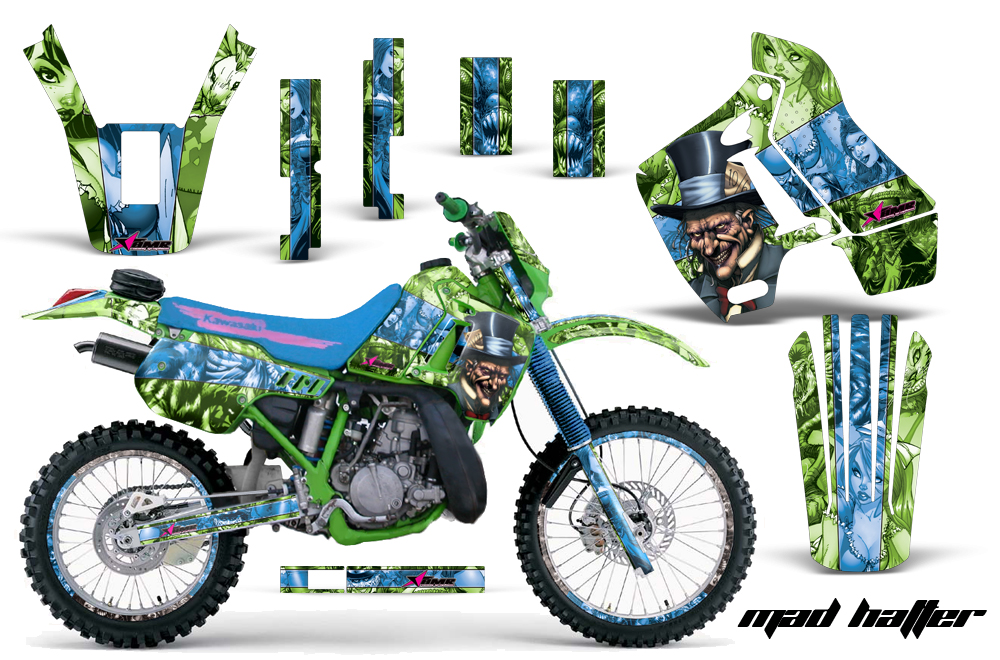 Kawasaki KDX 200 89-94 NP Graphic Kit MH GB NPs